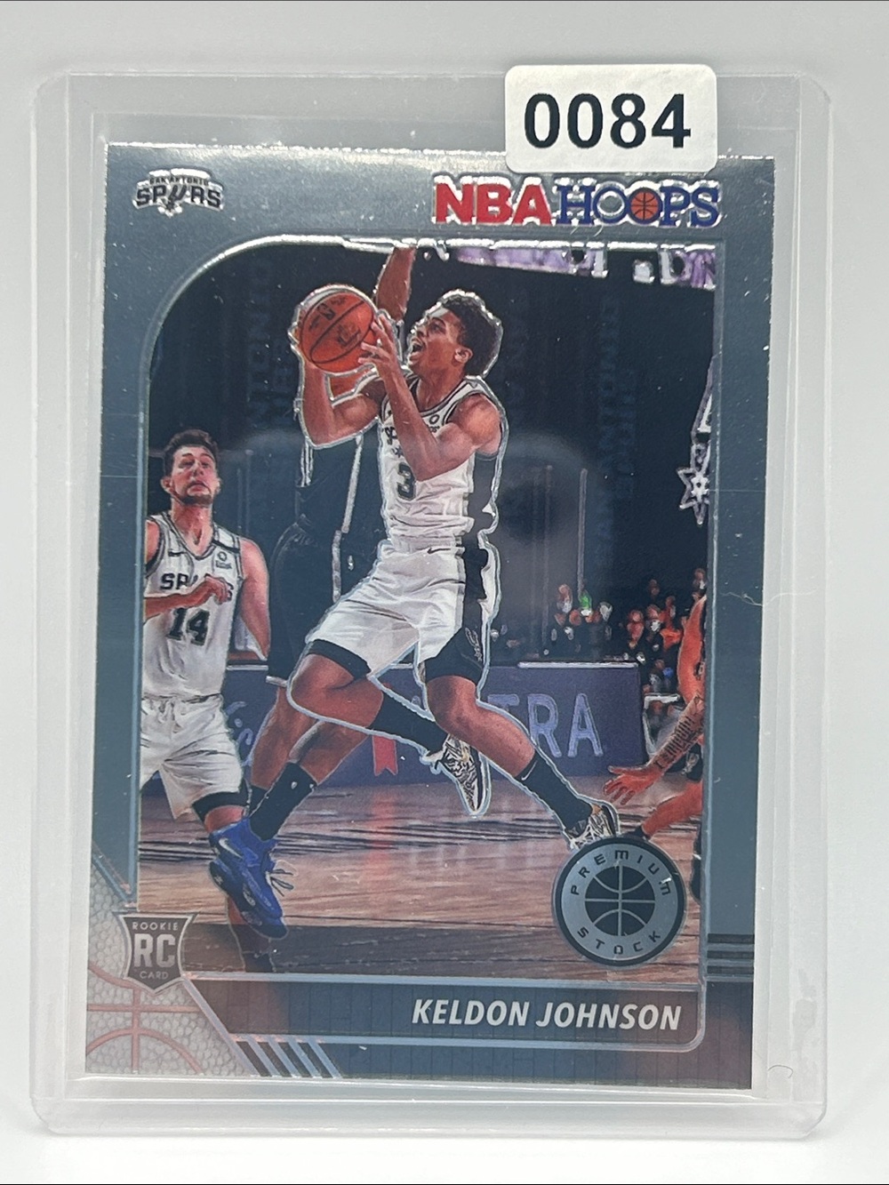 Keldon Johnson NBA Hoops Rookie Card - San Antonio Spurs